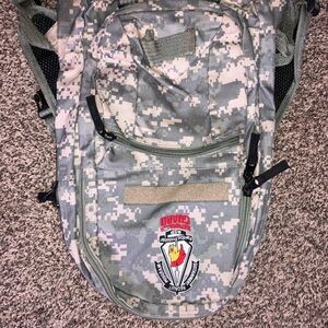 Digital Camo Backpack with Patch